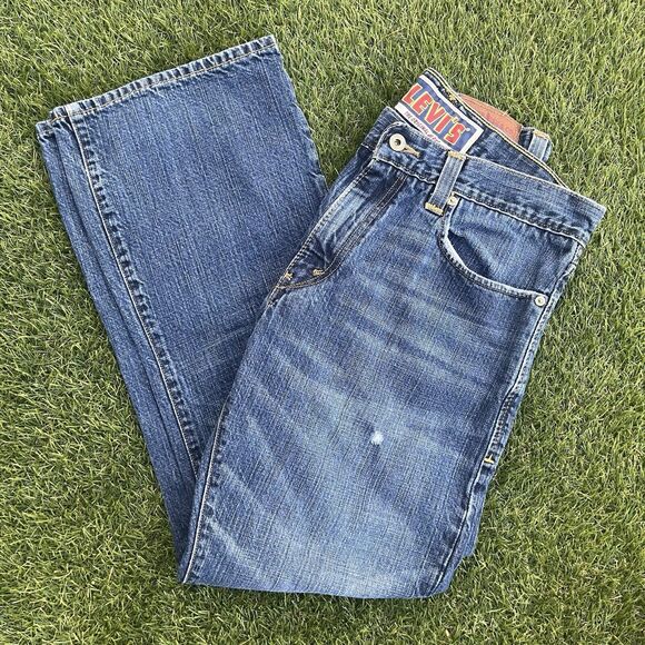 Levi's Other - 2008 Y2K Levi's The Original Jean Low Boot Cut 527 Jeans Blue Denim Size 33x30
